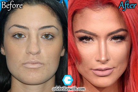 Eva Marie Nose Job Photo Eva Marie Nose Job
